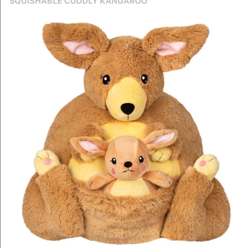 Squishable Kangaroo Cuddles with baby 7inches (New)